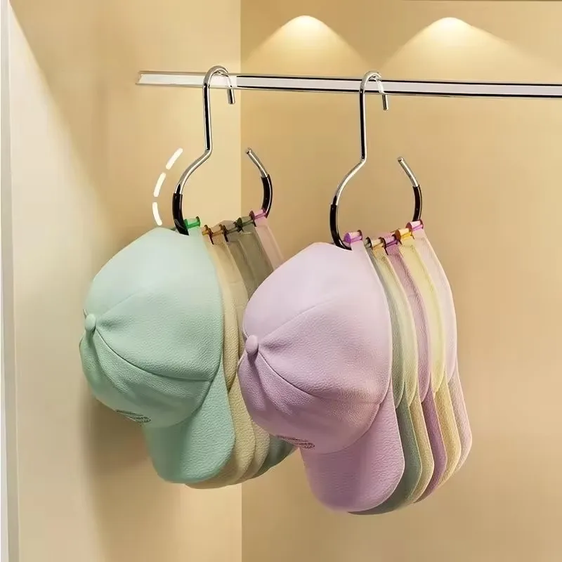 

Durable Circle Ring Hat Hanger Non-marking Non-slip Hat Storage Hook Scarf Towel Tie Hanging Rack Wardrobe Accessory Organizer