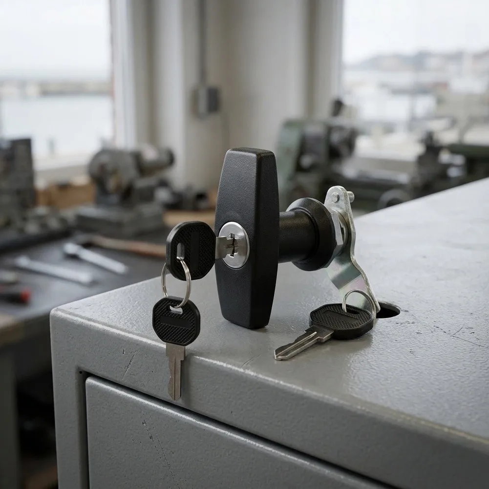 Zinc Alloy for Lock for t-Handle Lock Controlled for access Salt Spray Resistant Robust Locking Mechanism for t Handle Lock