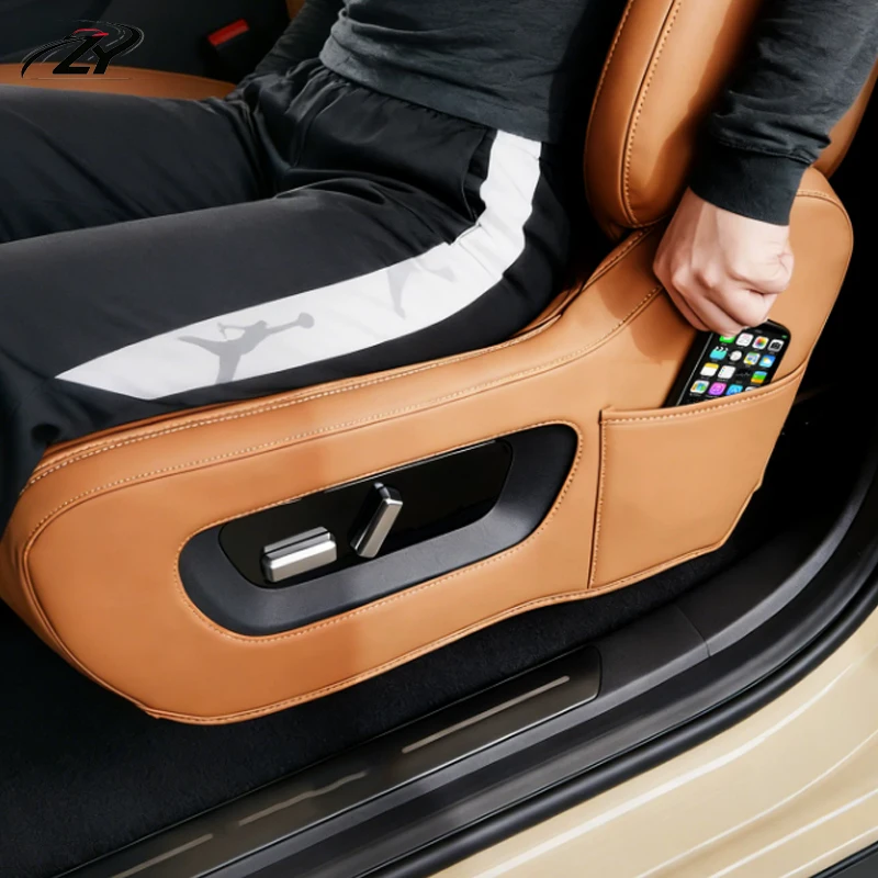 For Chery ICAR V27 ICAUR V27 2026 2027 Car Front Seat Adjustment Protective Pad Anti-abrasion Pad Seat Anti-kick Pad Accessories