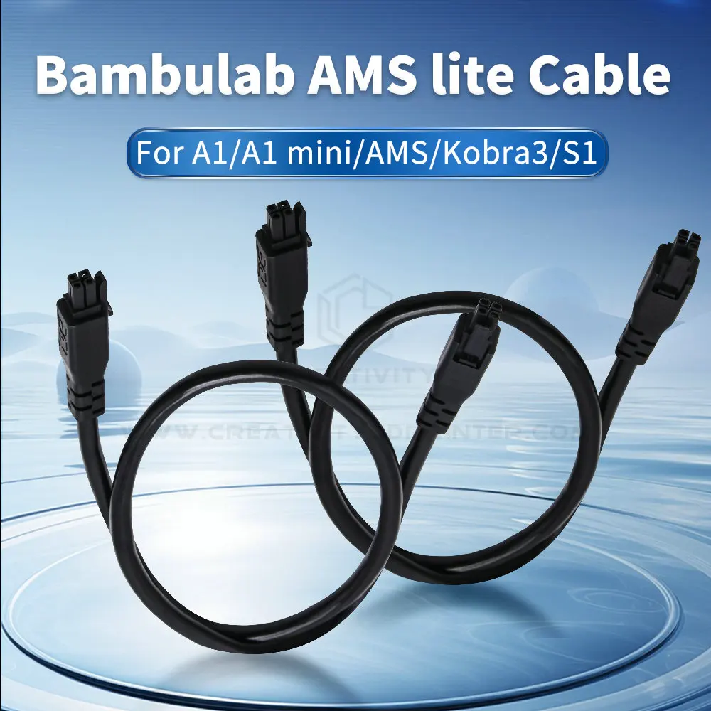 

For Bambu Lab AMS Lite Extension Cable 0.5/1/1.5M 4-pin Cable For Bambu lab A1/A1mini 3D Printer For Bambulab 3D Printer Parts