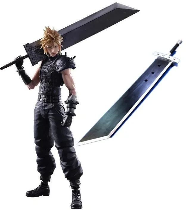 Final Fantasy7 wooden Claude sword gifts Cosplay props wood sword weapons Cosplay Props Decorative Swords No sharp