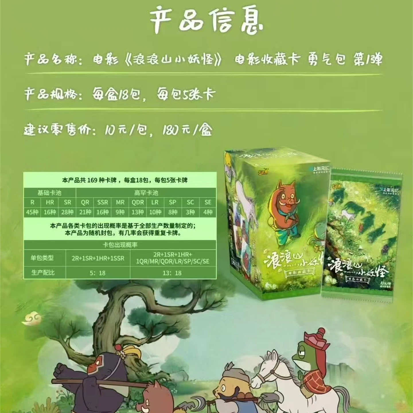 KAYOU Originele Langlangshan Little Monster Card Movie Deluxe Edition Courage Dream Pack Anime Film Verzamelkaarten Speelgoedcadeau
