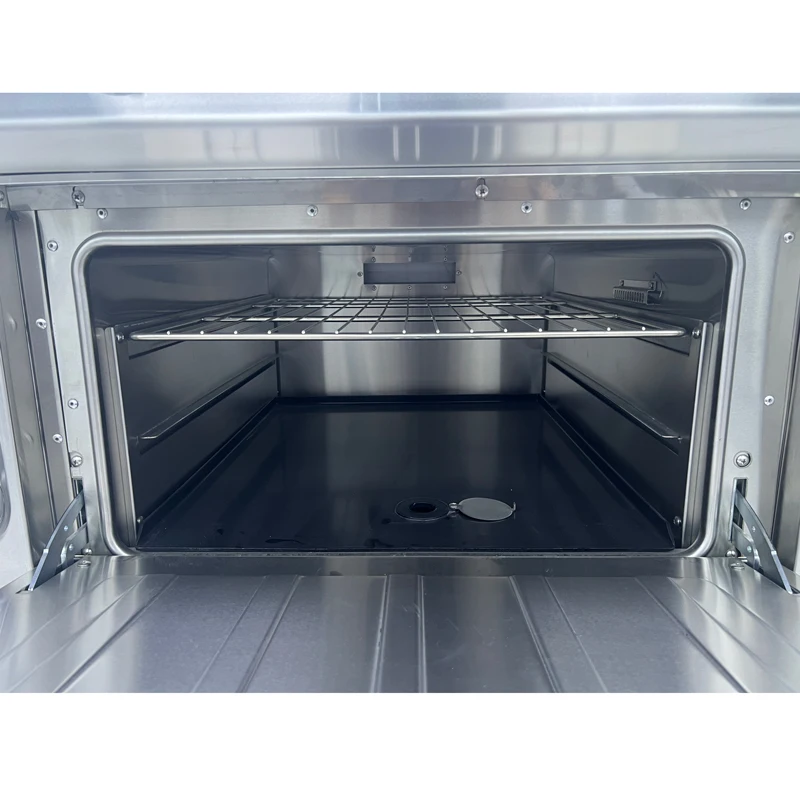 Máquina de cozinhar elétrica tlf para fritar, uso comercial, cozinha comercial, fogão de 6 queimadores de aço inoxidável