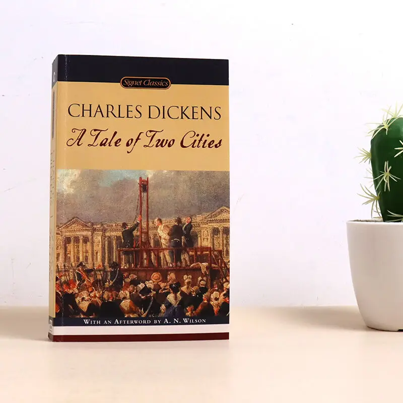 Un cuento de dos ciudades, novela en inglés de Charles Dicken, famoso escritor, libros en inglés para adultos, cuentos populares