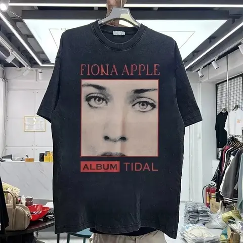 Fiona Apple Album Tidal 90s Black Retro Style Summer New Casual Original Style Unisex T-shirt