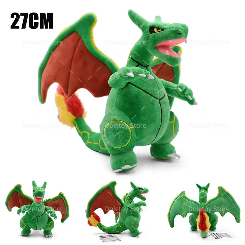 Hot Pokemon Pluche Speelgoed Rayquaza Fuse Charizard X Gyarados Knuffels Cartoon Glanzende Gyarados Peluche Poppen Kids Kerstcadeaus