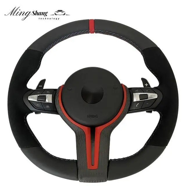 

FOR Custom leather Carbon Brazed Steering wheel For BMW F06 F10 F15 F16 F20 F22 F26 F30 F32 For BMW MP Steering wheel