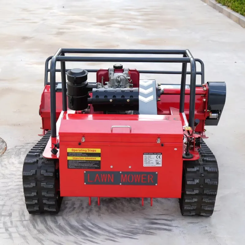 CE EPA Remote Lawn Mower Crawler Rc Mower Robot Smart Mini Tractor Gas Zero Turn Robot Gas Snow Plow Snow Blade Lawn Mower