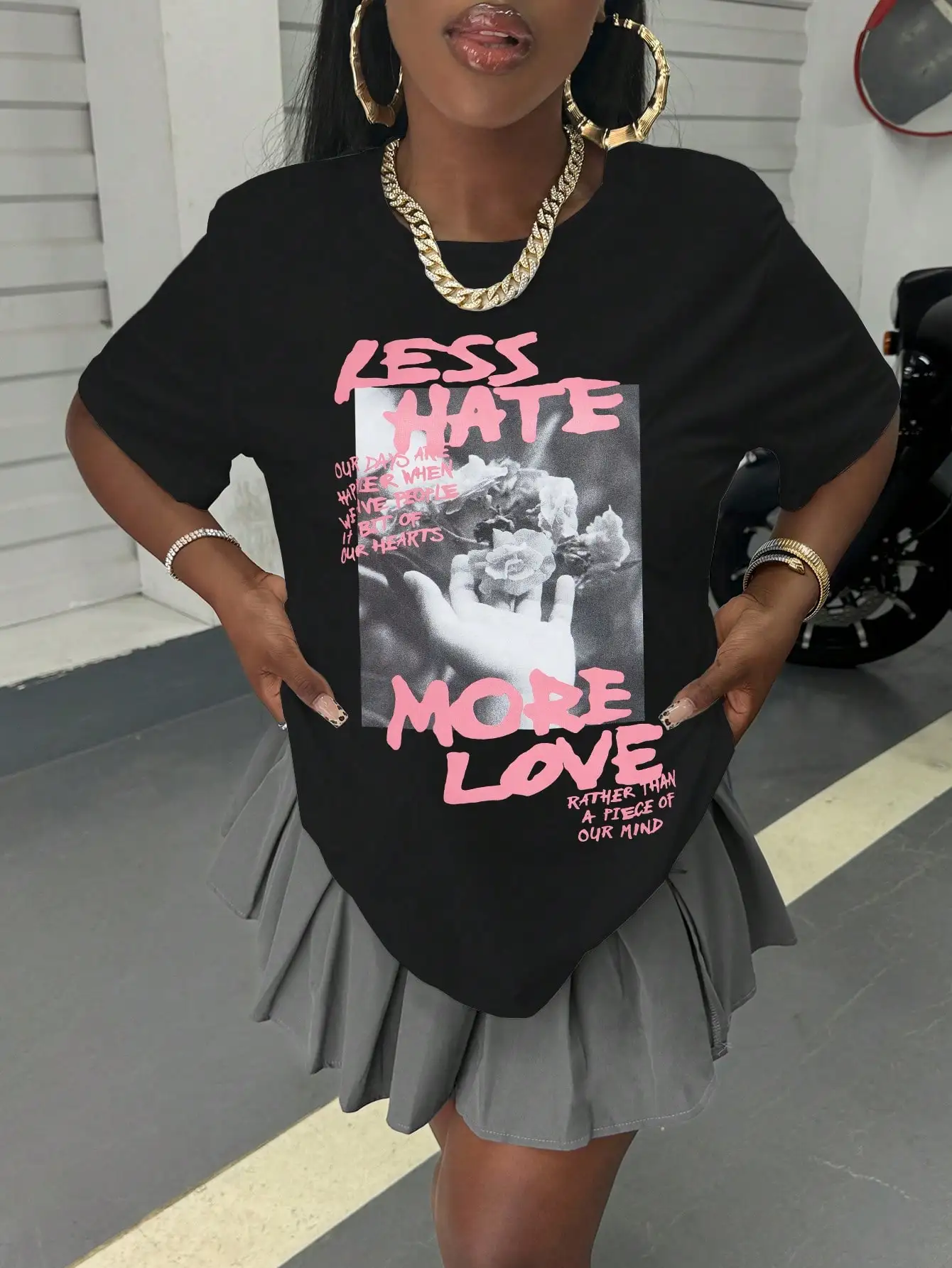 

Женская футболка с короткими рукавами и принтом размера PLUS, свободная и повседневная, мягкая, удобная и дышащая, для занятий спортом на открытом воздухе