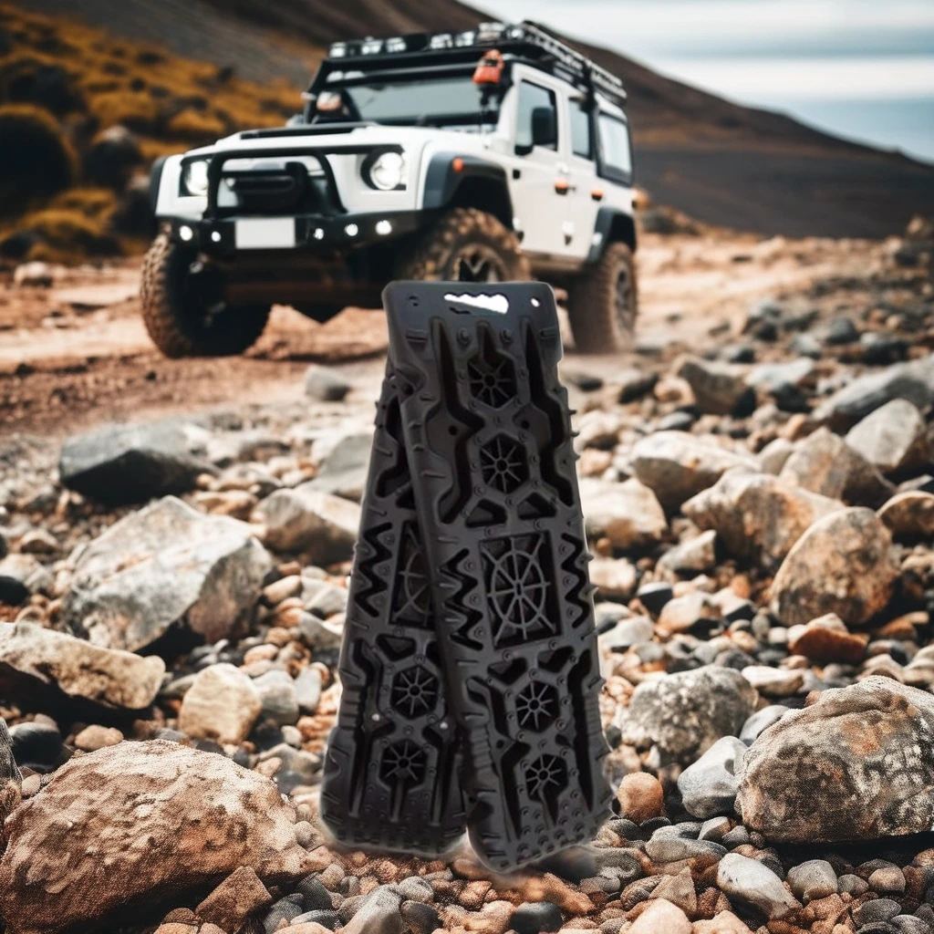 4x4 Off Road Nylon Recovery Track Ladder Emergency Automobile Wheel Escaper Recovery Board With Mounting Fixed Kit