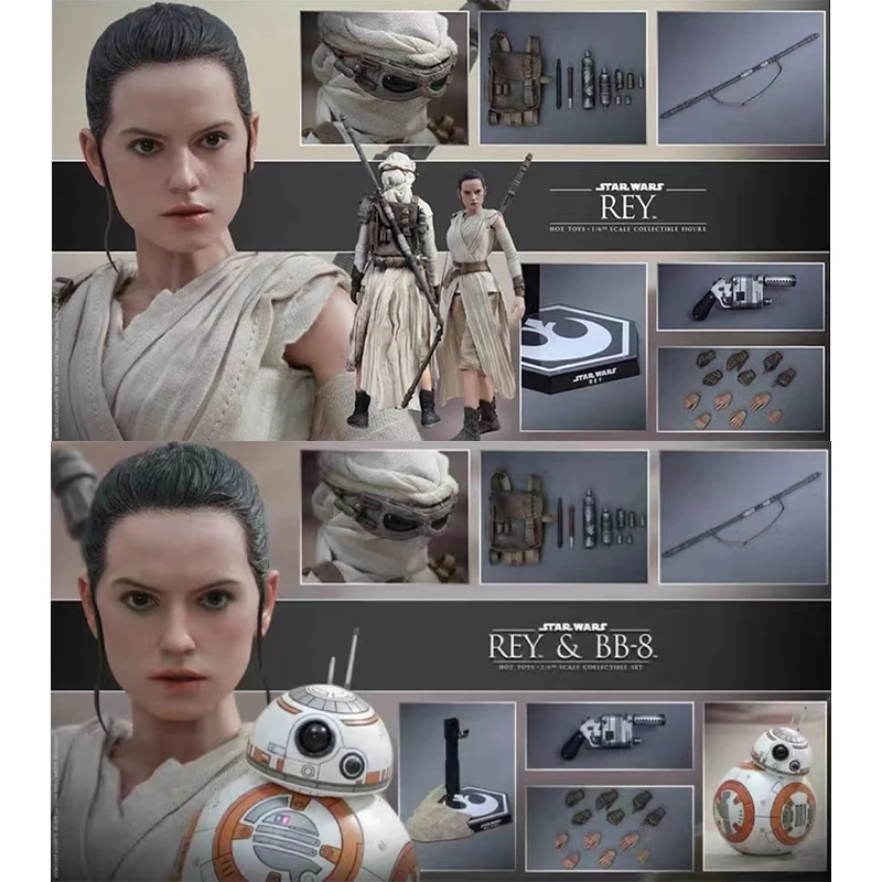 Modelos de acción de soldado femenino, juguetes coleccionables de arte, regalo, 100% Original, HT HOTTOYS, MMS336, MMS337, Rey BB-8, 1/6
