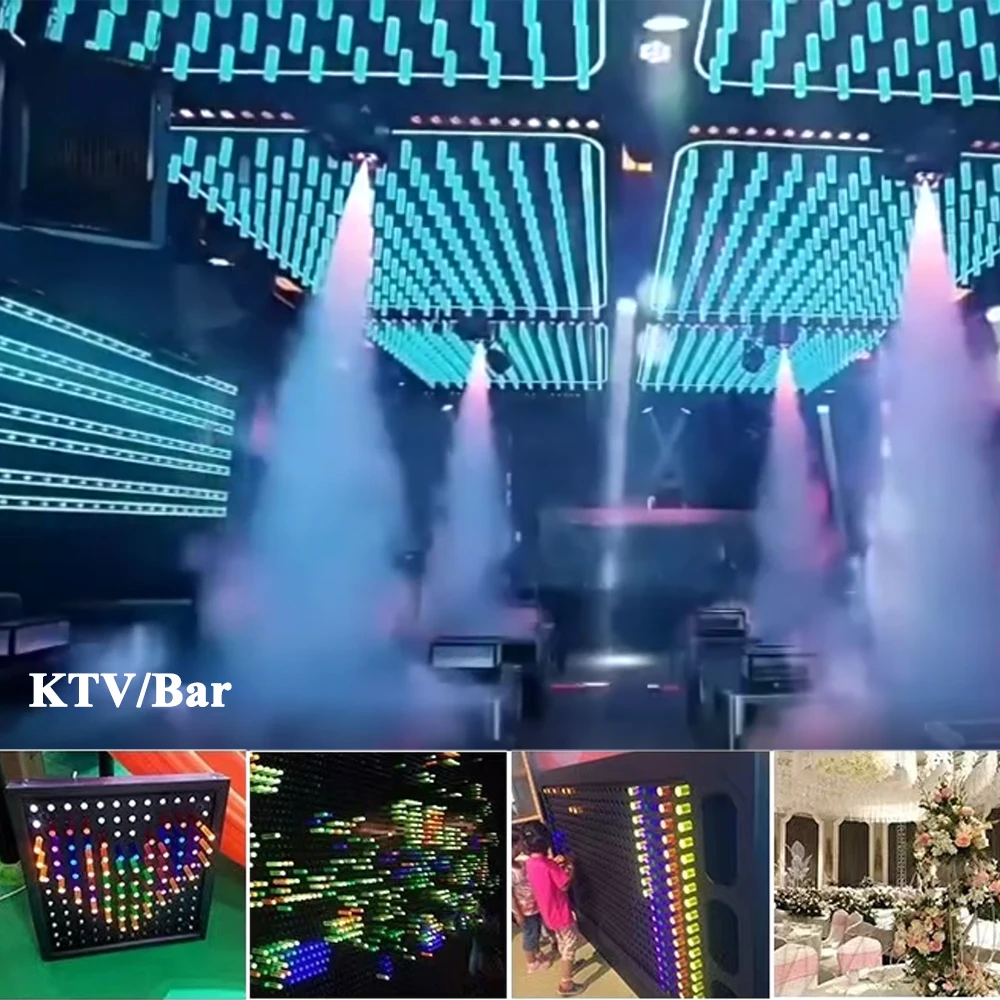 LED Acrylic Light Guide Column for Bar/KTV Ceiling Decor SM16703 RGB 12V Atmosphere Light Multi-color Adjustable Addressable