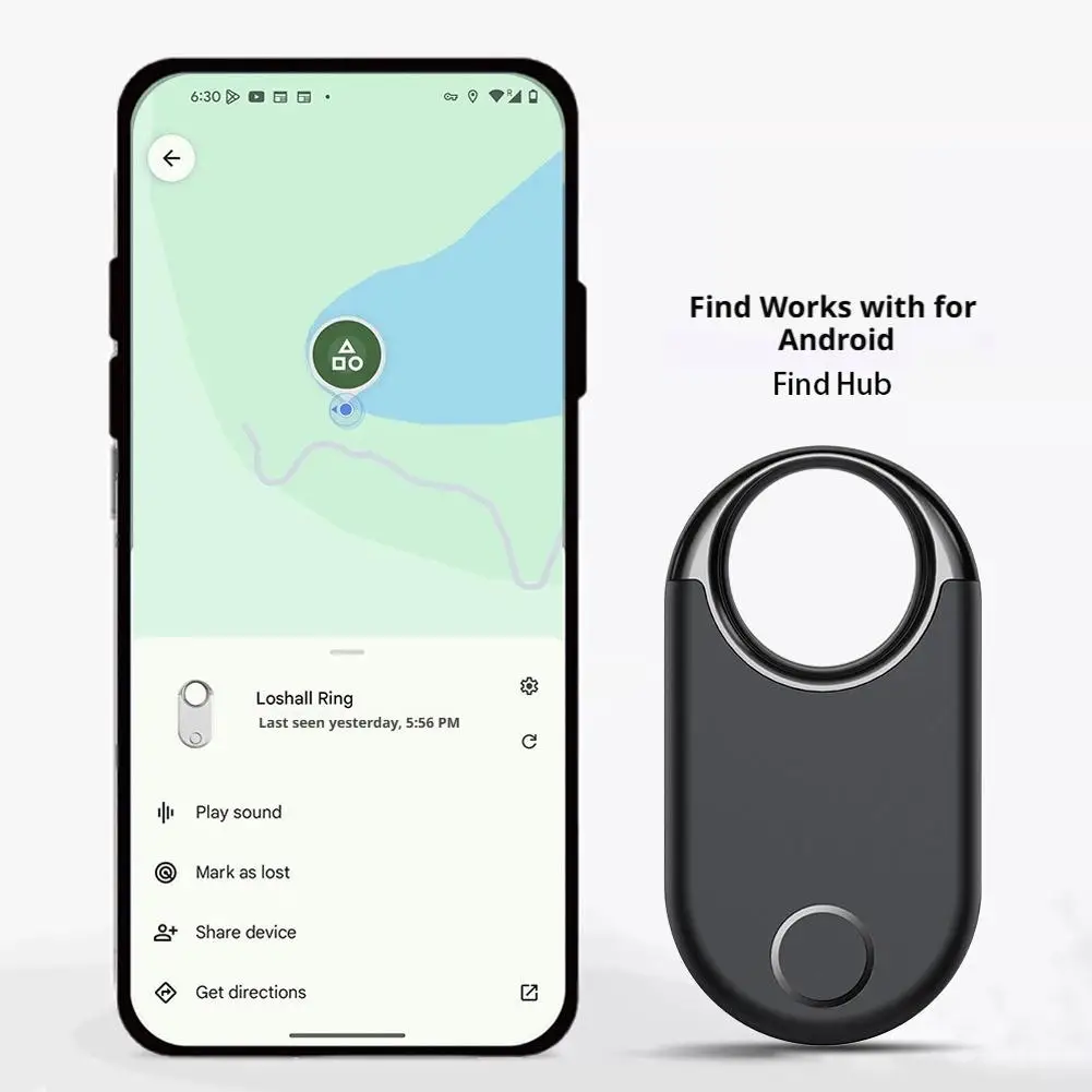 Portable Smart Anti Loss Tracker Keychain Bluetooth Item Locator for Google Find My Device Wallet Backpack Luggage Travel Use view 4