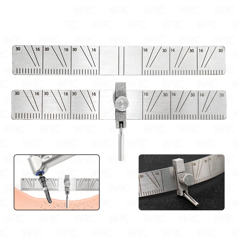 Quality Autoclavable Dental Implant Locating Guide Surgical Positioning Locator Angle Ruler Gauge For Dental Implant Surgery TOQ