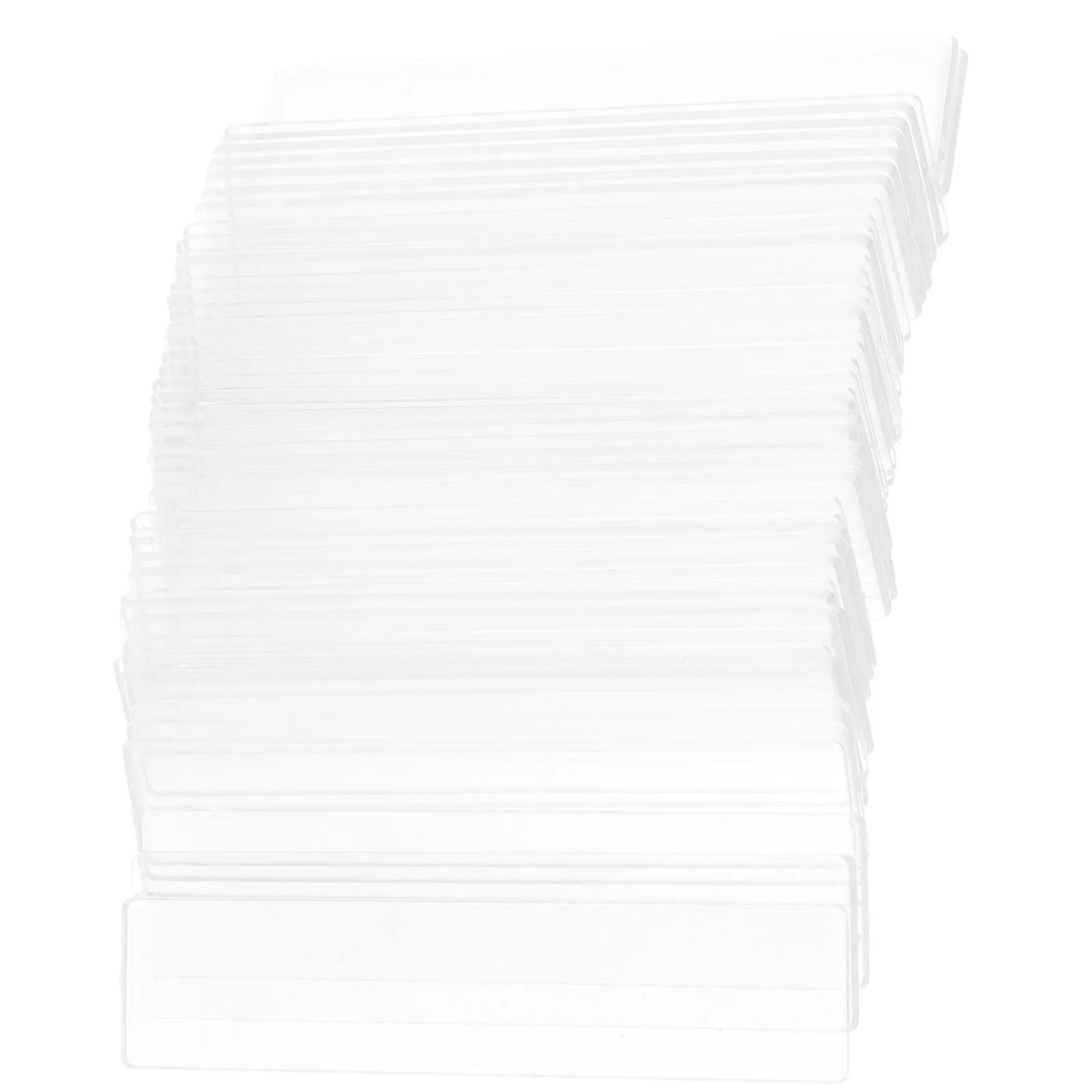 

150pcs Acrylic Display Strips Clear Boards Nail Works Tools Fake Nails Salon Supplies Portable Large Quantity Manicure Art
