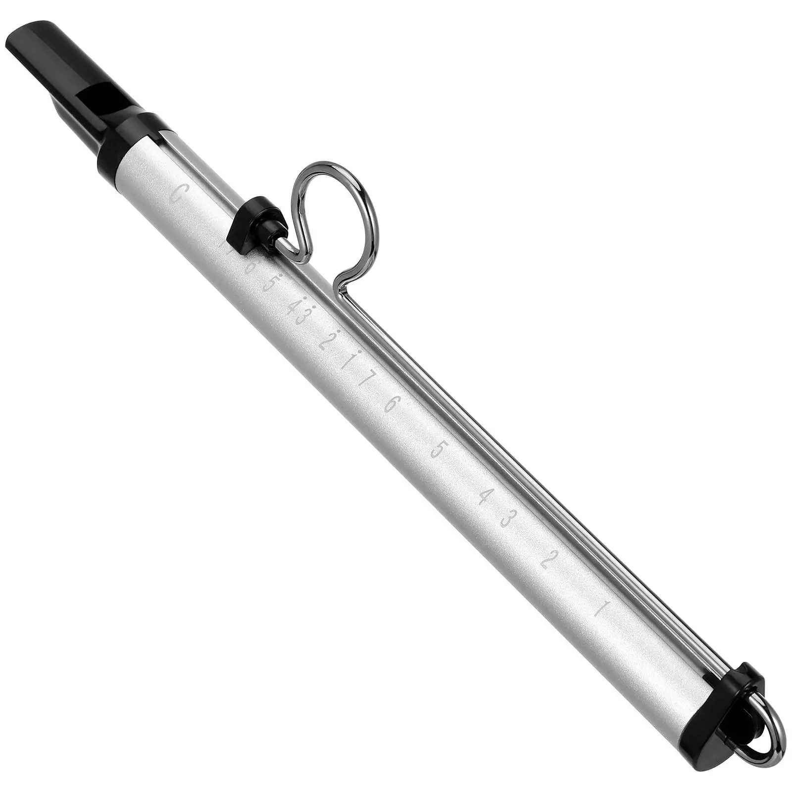 

Sliding Whistle Safe ABS Kids Adults Silver Color Musical Toy Instrument Flute Whistle Durability Fun Beginner Friendly