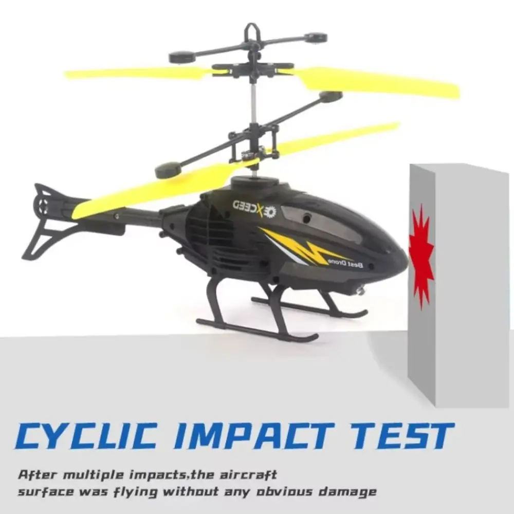 Watch Wrist Remote Control Aircraft Flying Helicopter Hand Controlled Induction Helicopter Impact Resistant With Lighting