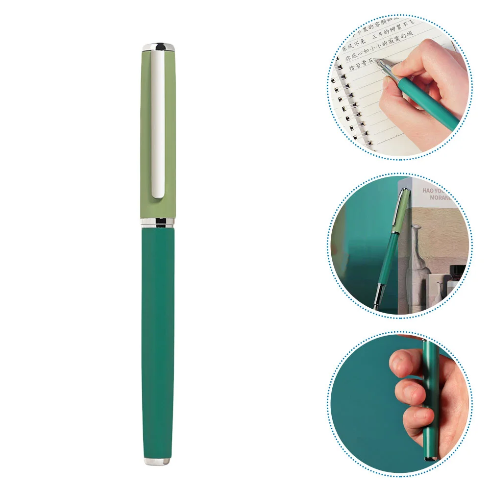 Pen Green Fountain Ink School Stationery Office Supplies Writing Calligraphy Practice Disposable