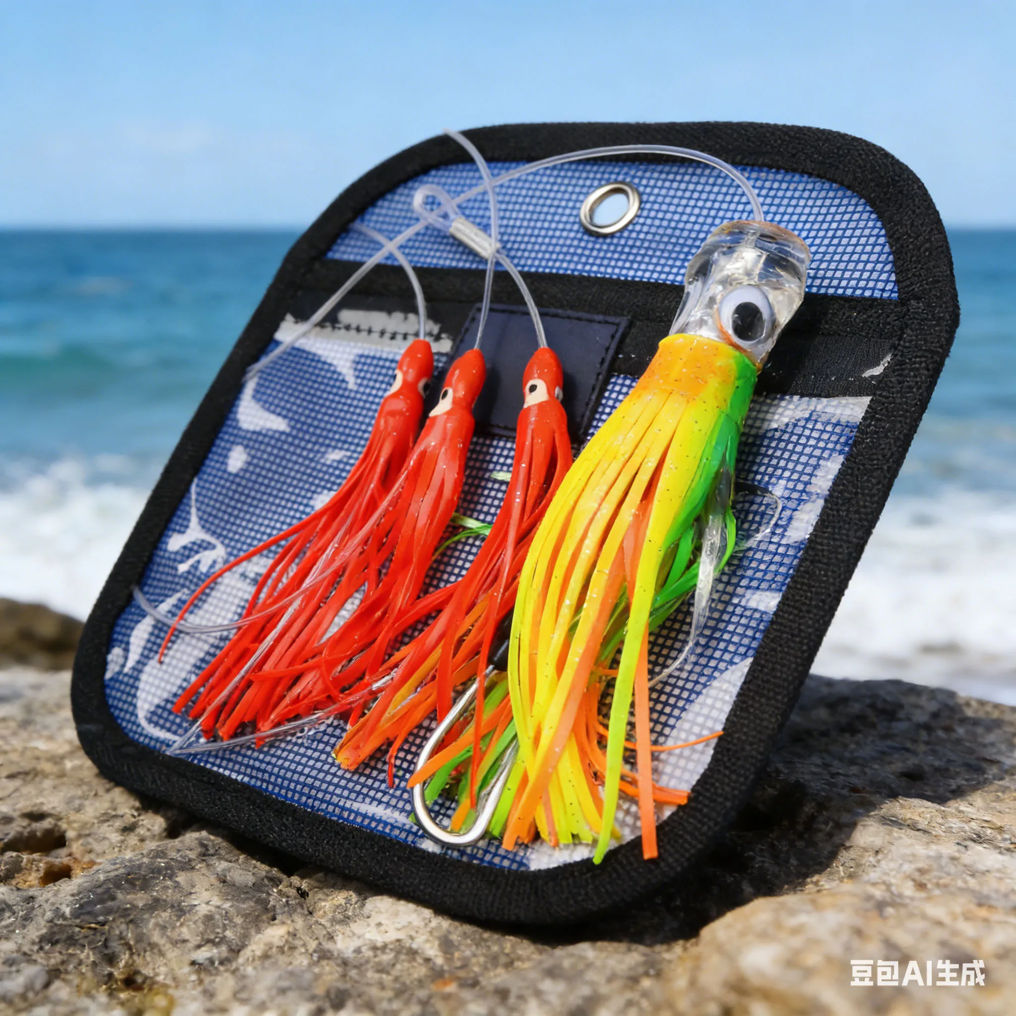 

Набор приманок для кальмаров 6/9 дюймов, в форме осьминога, с медленно тонущей биомиметической юбкой, мягкая приманка, сменные аксессуары для рыбалки