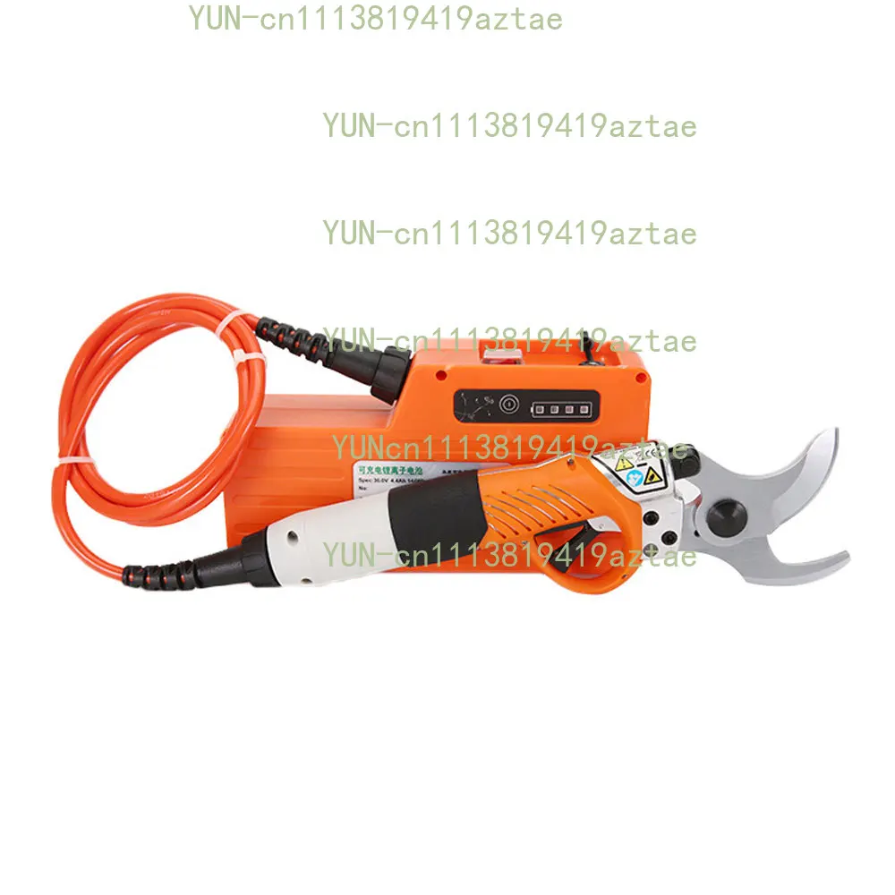 450W Electric Lithium Pruning Shears, 4.5cm Large Cut Diameter Fruit Tree Pruner, Plastic Housing Garden Scissors