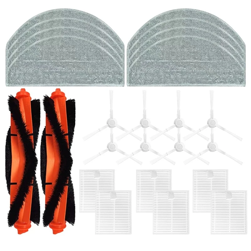 

Для Xiaomi E10 E10C E12 B112/ Mijia 3C Plus C103 Робот-пылесос Запасные аксессуары Основная боковая щетка Фильтр Швабра