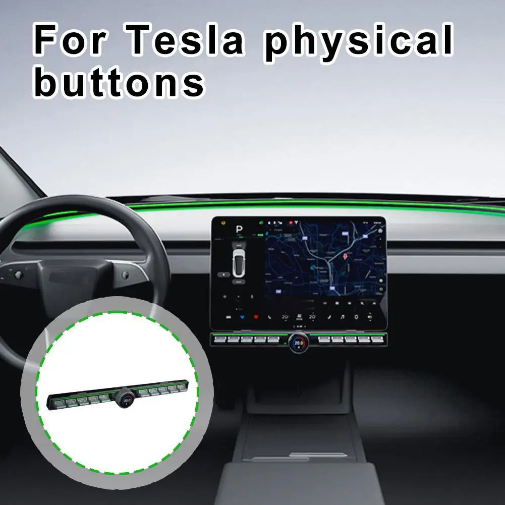 Schermo di controllo centrale Pulsante fisico Guida a destra Sistema automatico originale Controller multifunzione per Tesla Model Y/3 16-24