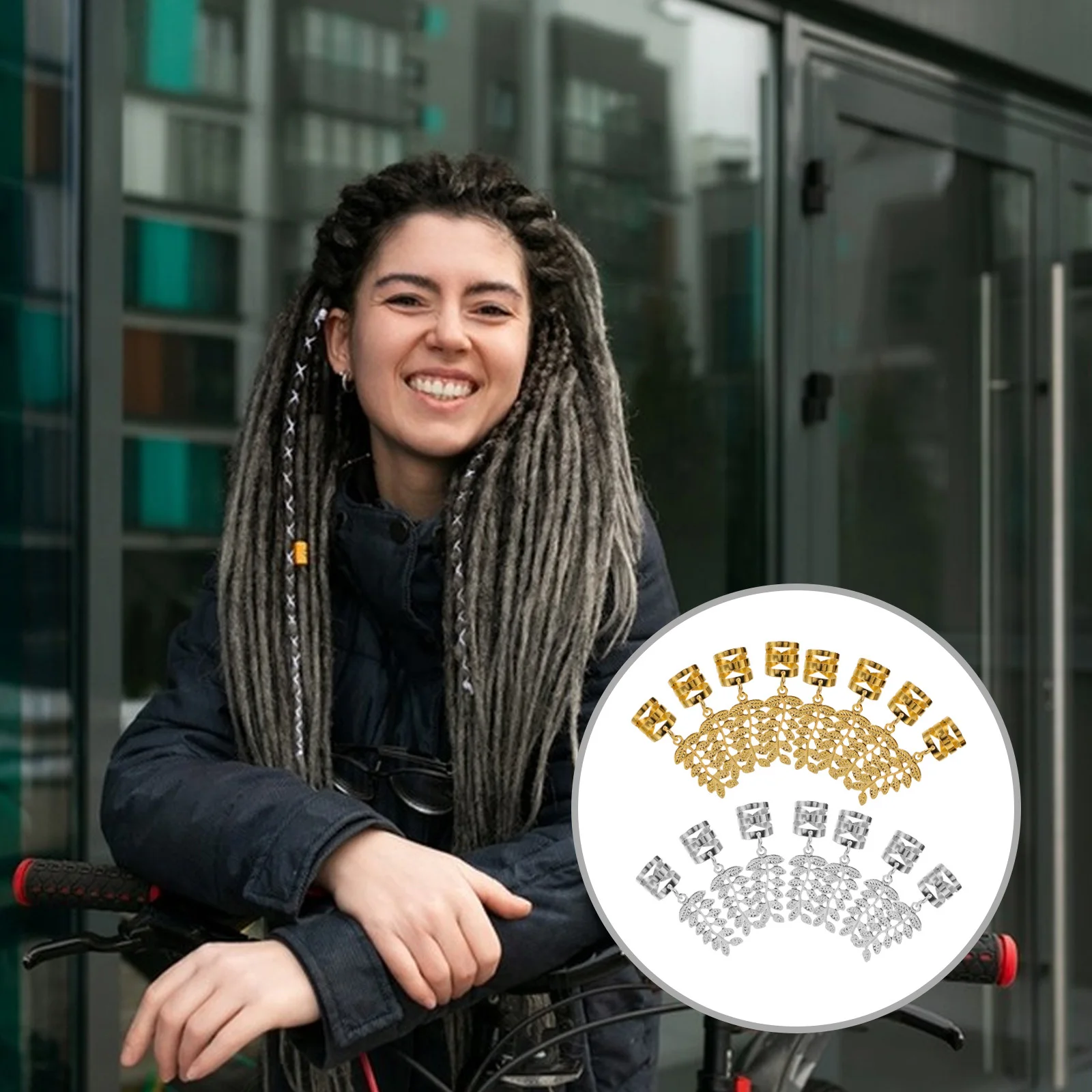 

40Pcs Leaf Metal Hair Clips Accessories Braids Dreadlocks Jewelry Festival Daily Wear Charm Metal Hair Accessories for Women