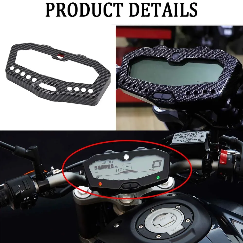 

NEW Motorcycle Accessories For Yamaha MT-07 FZ-07 Tracer 700 Carbon Speedometer Cover MT07 FZ07 2014-2020 Tracer700 2016-2019