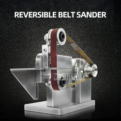 Electric Belt Sander Mini Belt Grinding Machine Tool Sharpening Machine Belt Sander Polishing Grinding Machine Belt Grinder