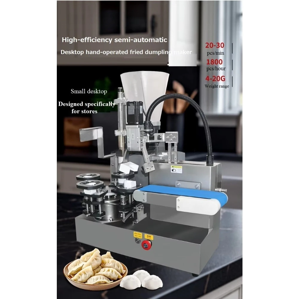 Commercial Gyoza Empanada Samosa Stuffing-filling Wrapper-making Machine Automatic Desktop Gyoza Dumpling Machine