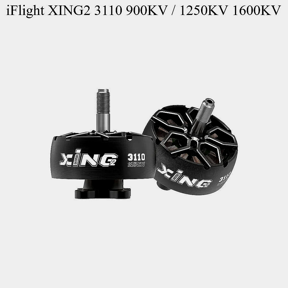 

iFlight XING2 3110 900KV / 1250KV 1600KV FPV Cinelifter Motor with 5mm titanium alloy shaft for FPV RC Racing drone DIY