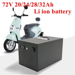 72V 20Ah 25Ah 30Ah 35Ah Lithium Li-ion Battery Pack Bluetooth BMS 20S for Electric Scooter Motorcycle Golf Cart Backup Power