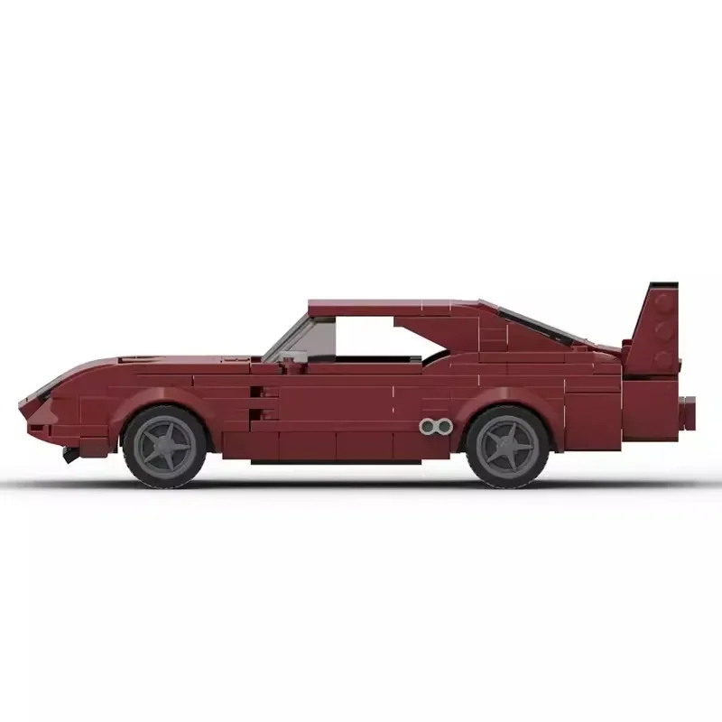 MOC Technical Car Dodge Charger Daytona Fast Furious City Racing Supercar Speed Vehicles Sets Building Blocks Kid Toys Gift view 6
