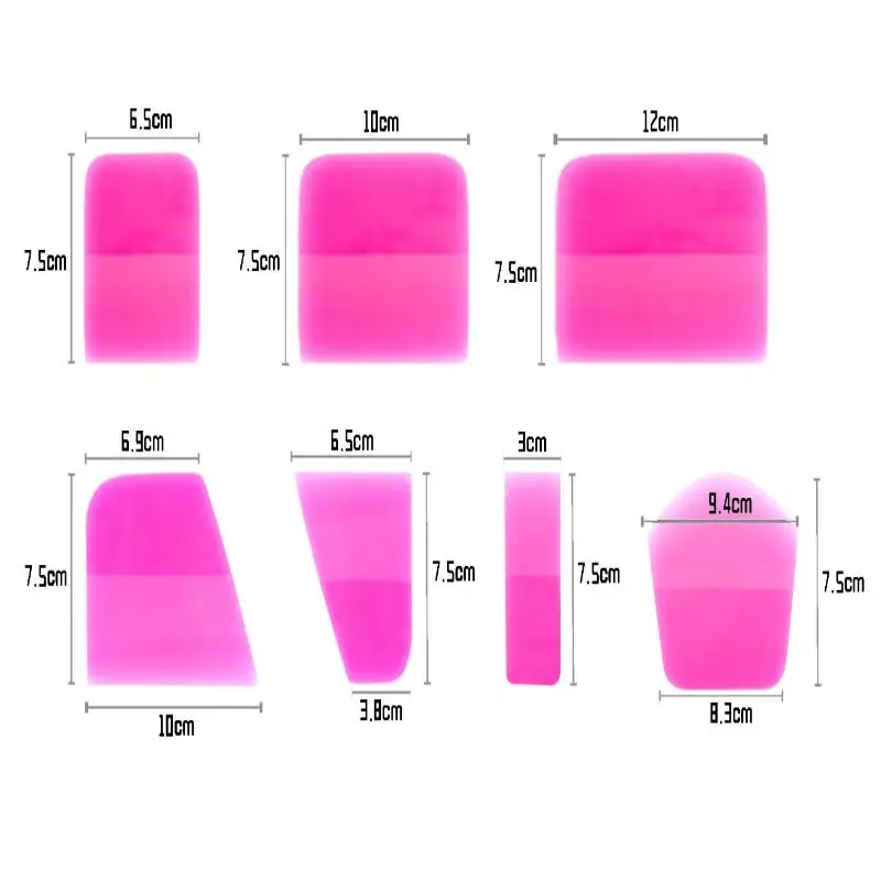 Anti Scratch Rubber Squeegee Car Kit 1 10Pcs for Window Tint Wrap Film Glass Application