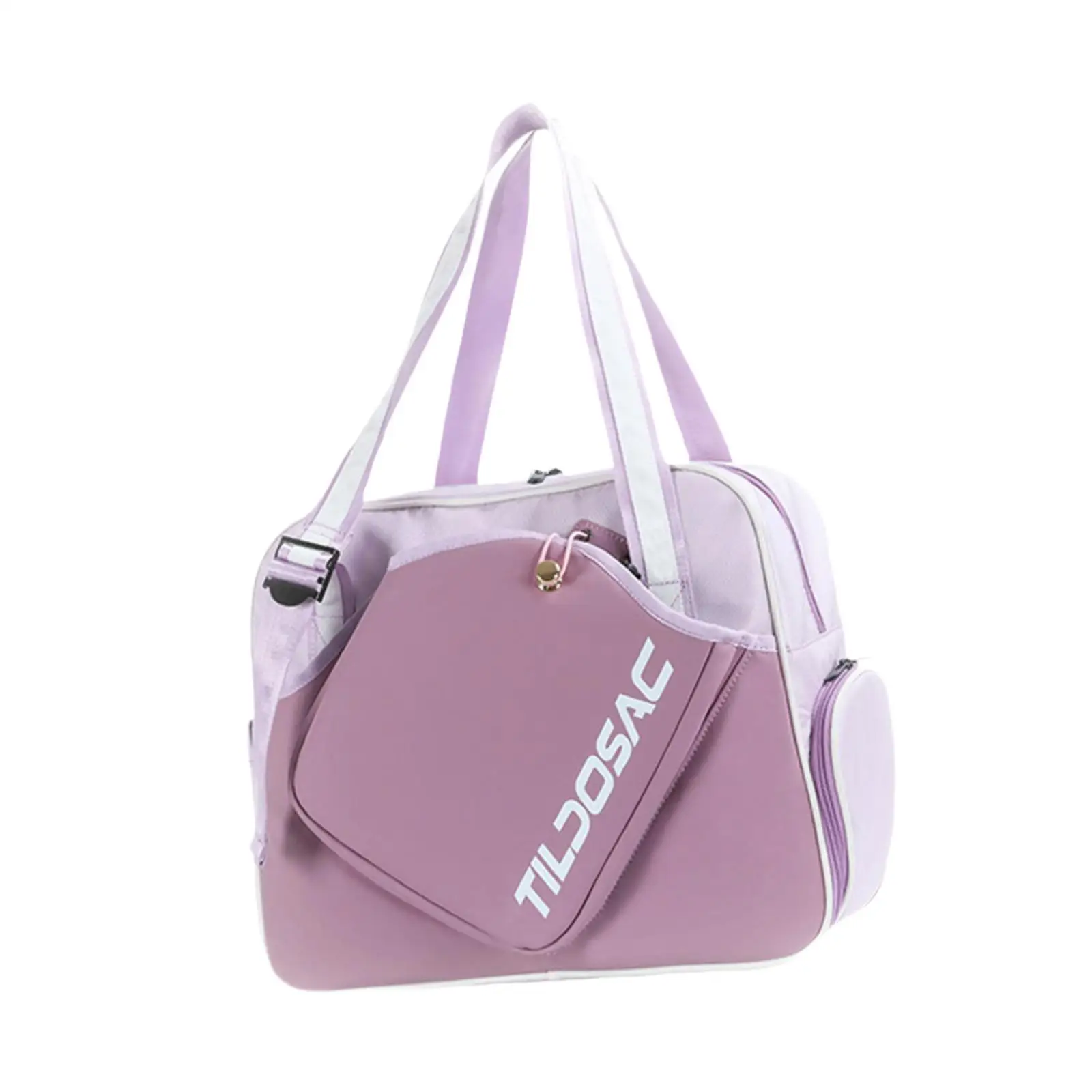 Pickleball Racquet Bag Multifunctional Portable Large Capacity Waterproof Storage Organizer Practical Handbag for Fitness
