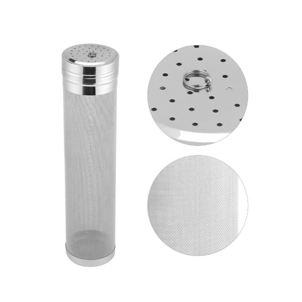 300 Micrometer Stainless Steel Beer Dry Hopper Filter Strainer Hop Spider Mesh For Cornelius Keg Home Beer Brewing Kettle