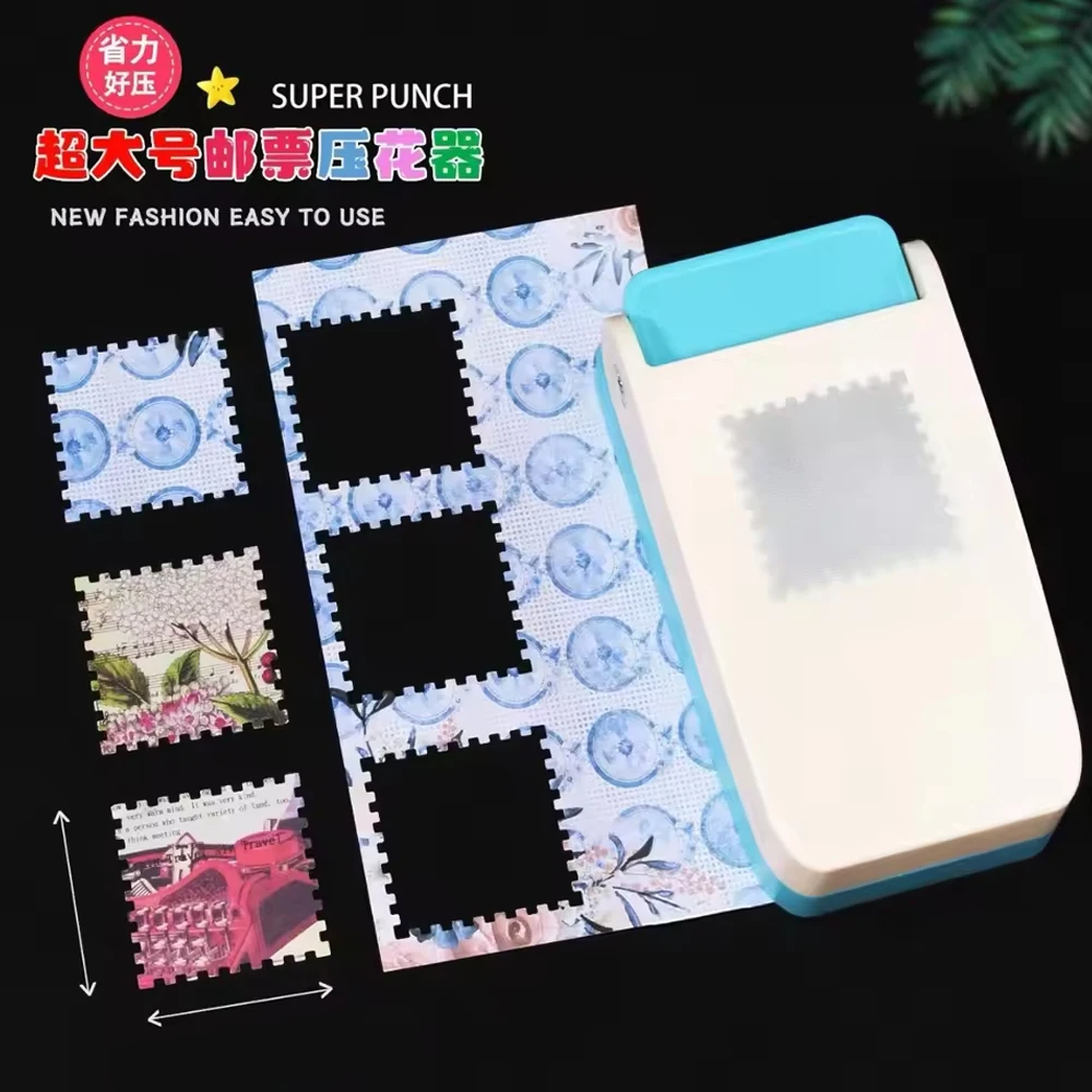 DIY Crafts Stamp Border Punch Embosser Handmade Stamp Shape Punch Portable Exquisite Stamp Embossing Machine