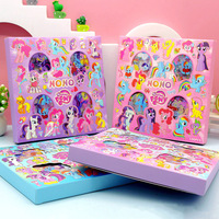 100PCS My Little Pony Kawaii Toy Sticker Transparent Anime Applique Notebook Skateboard DIY Decoration Christmas Gift For Friend