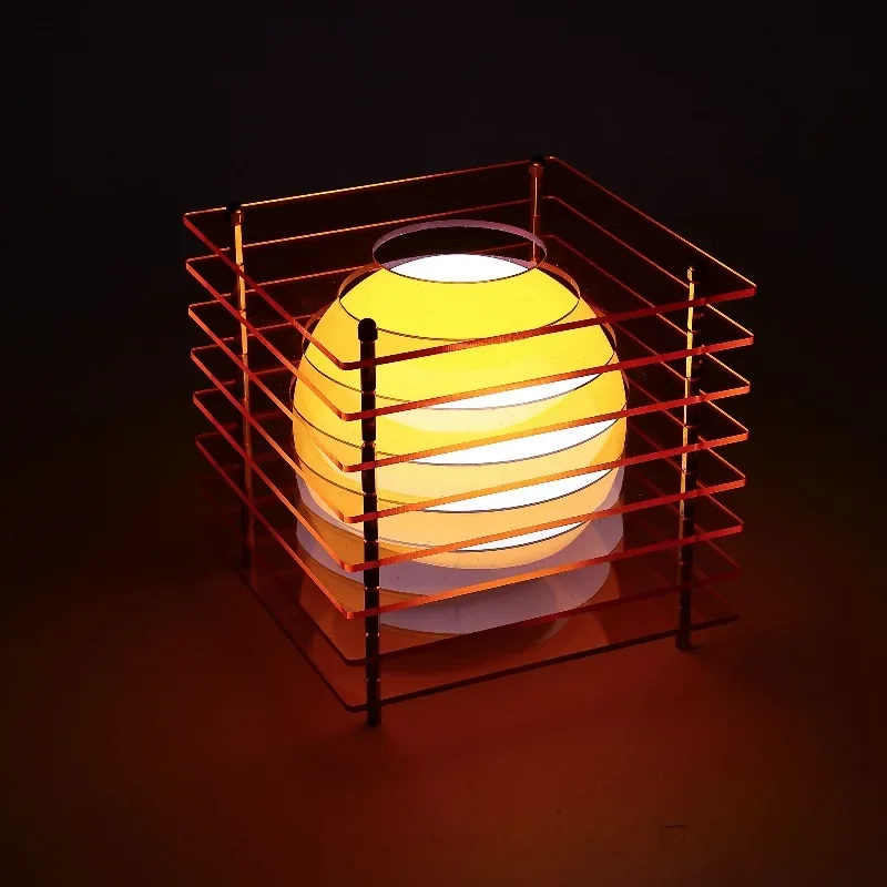 Acrylic Thousand Layer Lamp Moon Lamp Desktop Decoration Suspended Atmosphere Lamp Creative Gift