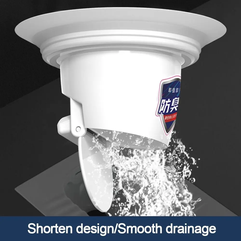 

Кастрюля против запаха на корточках, заглушка против запаха, пластиковая белая антиблокирующая крышка, дезодорирующая, предотвращает перелив сточных вод, фитинг для унитаза