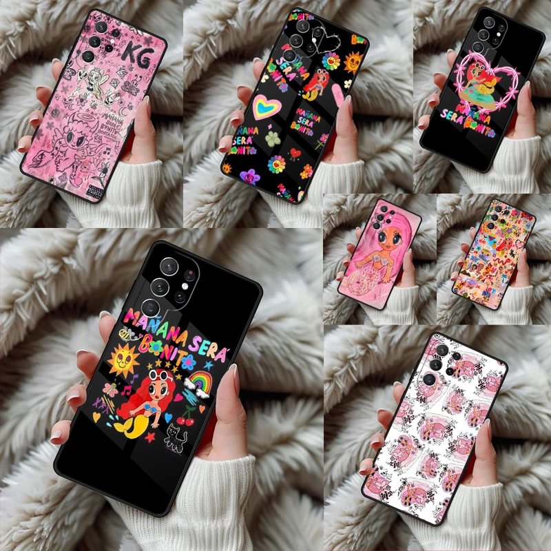 Karol G Case Phone Case For Samsung Galaxy S24 S25 S26 Ultra S22 S23 Plus S21 S20 FE Note10 TPU Cover