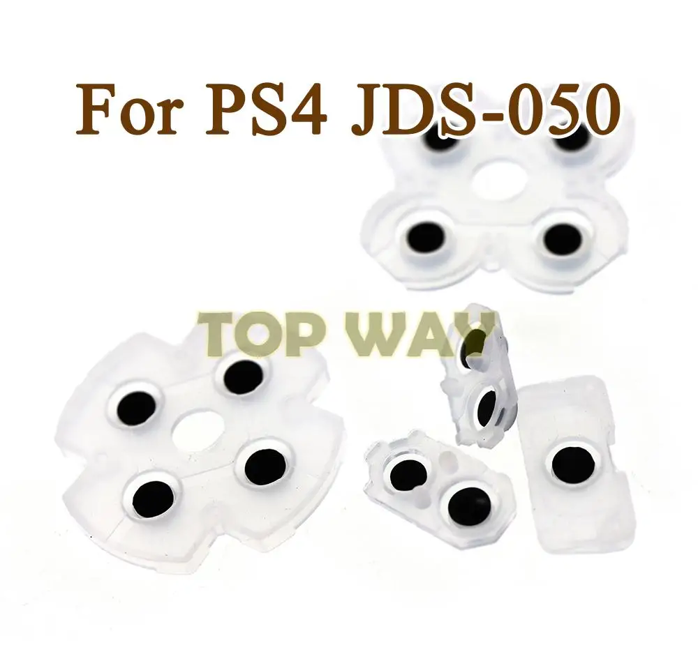 2sets For Sony Playstation 4 PS4 Controller JDS 050 JDM-055 Conductive Silicone Rubber Pads for Dualshock 4 L2 R2 Buttons