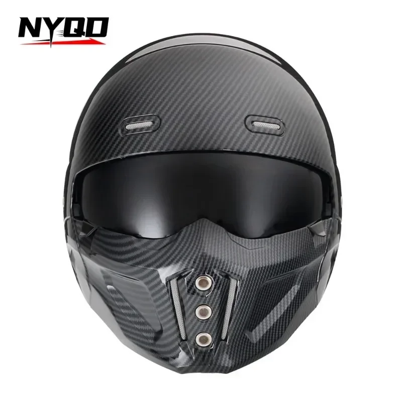 

Классический мотоциклетный электрический велосипедный полный шлемChin съемный Cascos ParaMoto Мотоцикл - Шлем오토바이 헬멧