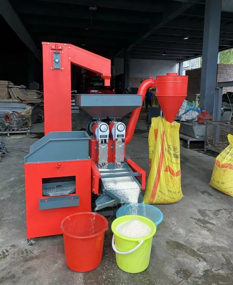 Model Commercial Rice Mill Factory Direct Price Rice Polisher Machine Grain Paddy Processing Machine
