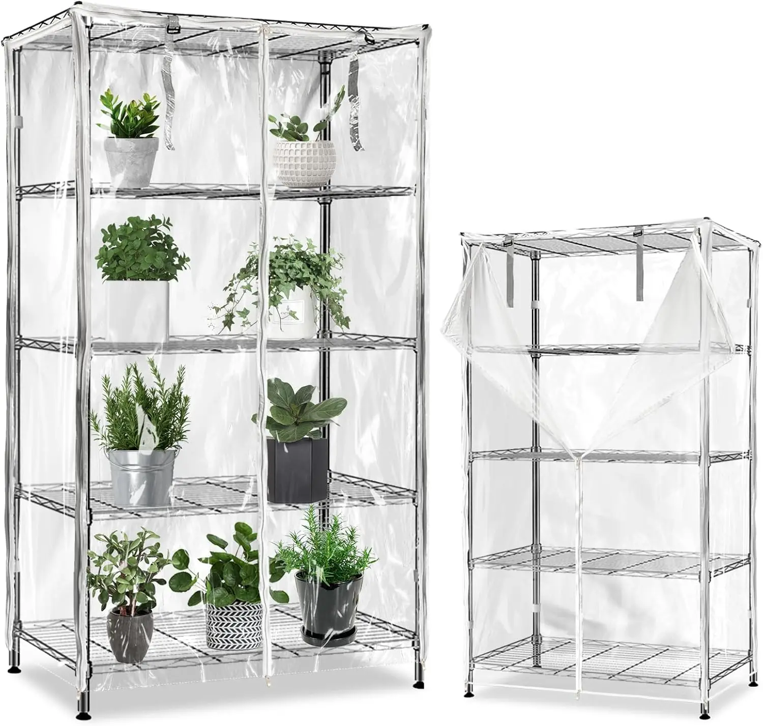 

Прозрачный водонепроницаемый чехол для полок с застежкой-молнией, из прозрачного ПВХ, для полок размером 36 дюймов (ширина) x 16 дюймов (глубина) x 72 дюйма (высота) - защита от пыли и влаги.