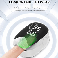 amzwn Medical Oximeter Strap Fingertip Pulse Oximeter Blood Oxygen Saturation Monitor Digital LED Display Spo2 Blood Oxygen