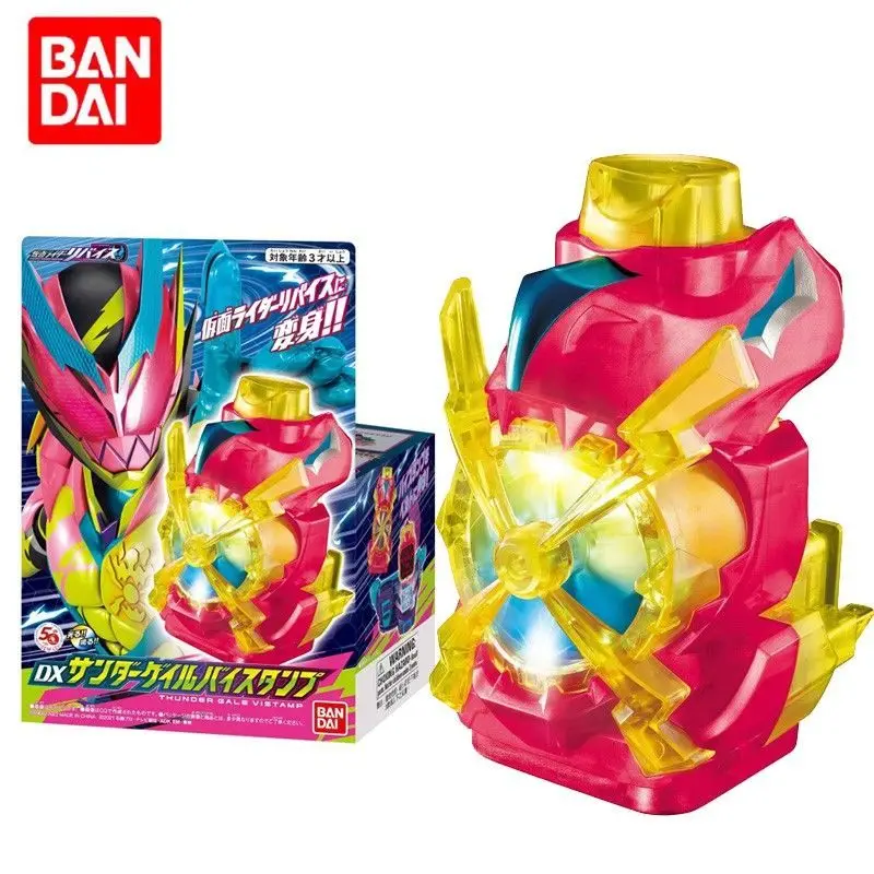 

BANDAI Original DX Kamen Rider Revice Thunder Gale Vistamp Anime Action Figures Model Toys for Boys Kids Children Birthday Gifts