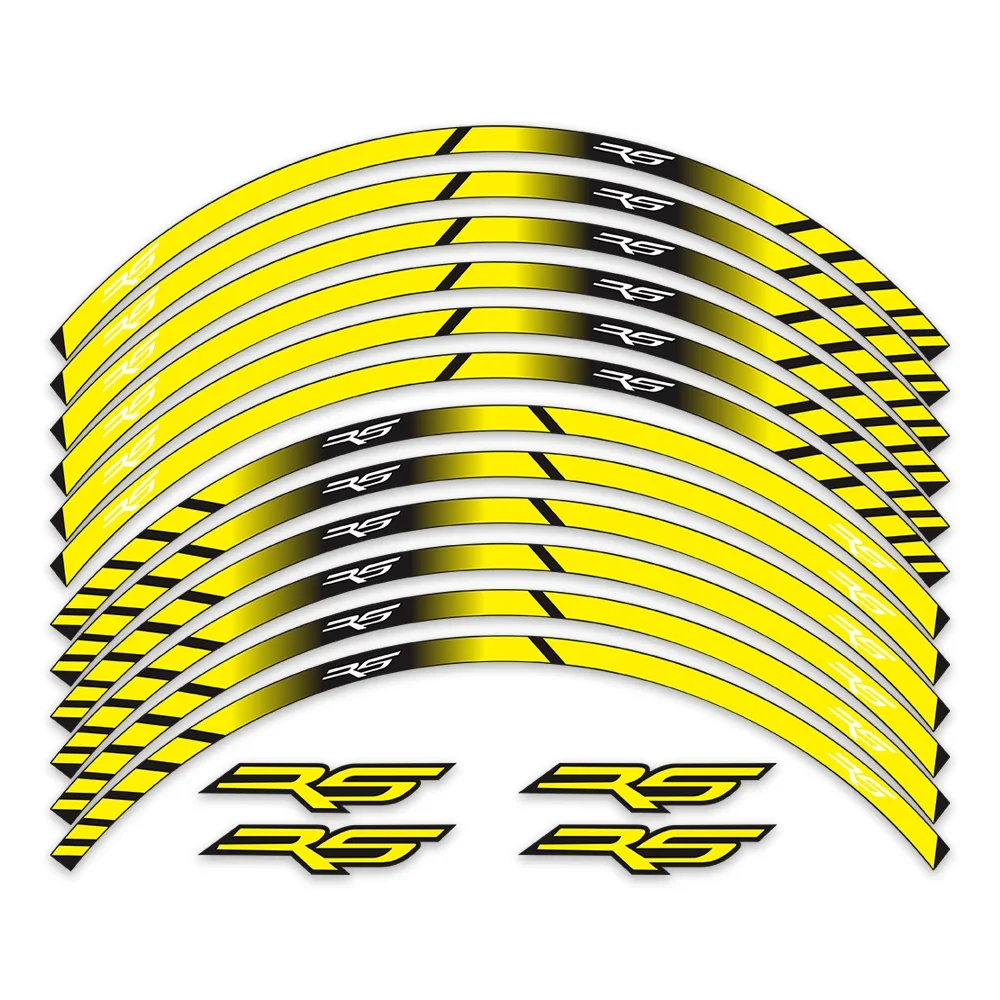 For APRILIA RS 125 50 250 RS125 RS50 RS250 Motorcycle Parts Contour Wheel Decoration Decal Sticker - 3