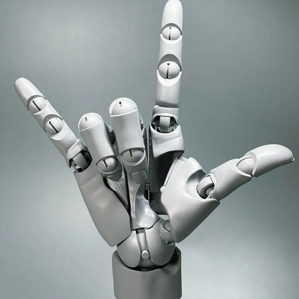 Left/Right Articulated Hand Model Adjustable Poseable Anatomically Accurate Jointed Hand Flexible Hand Finger Joint Figurine