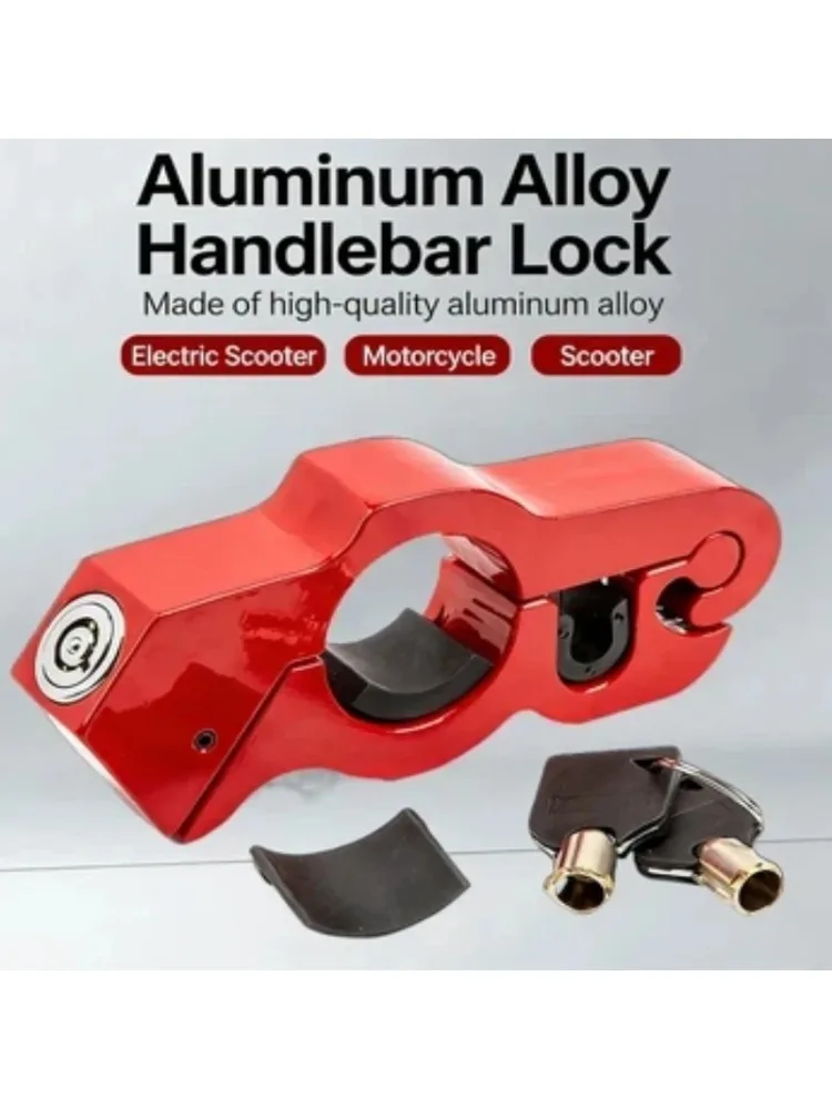 AliExpress NONE High Security Cut Resistant Motorcycle Bike Handlebar Lock Heavy Duty Steel Universal for ATV Dirt Street Commuter Bikes